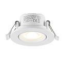 recessed spotlight SURTUR TILT 68 CCT swivelling, CCT Switch IP20/IP44