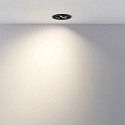Deko-Light recessed spotlight SURTUR TILT 68 CCT swivelling, CCT Switch IP20/IP44, black dimmable