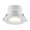 recessed spotlight SURTUR TILT 83 CCT swivelling, CCT Switch IP20/IP44