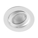 Deko-Light recessed spotlight SURTUR TILT 83 DTW swivelling, Dim-To-Warm IP20/IP44, white dimmable