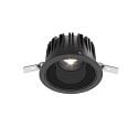 recessed spotlight TARVOS 150 DALI controllable IP20, black dimmable