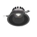 recessed spotlight TARVOS 240 IP20, black 