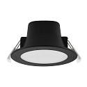 downlight ACRUX PRO 82 rigid, CCT Switch, UGR < 19 IP20/ IP54, glossy, black dimmable