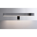 Deko-Light Bundle of 2 - LED furniture luminaire MIRROR LINE II, IP44, 12V DC, 12W 3000K 550lm 120�, chrome