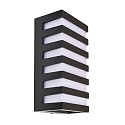 outdoor wall luminaire GRUMIUM SQUARE CCT III square, CCT Switch, switchable IP54, dark grey 