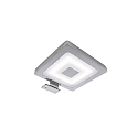 Furniture luminaire MIRROR SQUARE, 12V DC, 4.3W, 120�, 4000K, silver / chrome