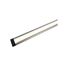 KapegoLED furniture luminaire, MIA II, silver / black frosted, warm white