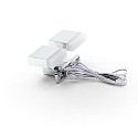 Deko-Light LED furniture luminaire AYLEEN II, 2 flames, IP20, 220-240V AC / 50-60Hz, 5.5W 3000K 300lm 180�, crome