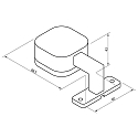 Deko-Light Set of 2 - LED furniture luminaire cURSA, IP20, 220-240V AC / 50-60Hz, 8.8W 2700K 240lm 180�, chrome