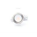 Deko-Light LED furniture luminaire BAHAM I, IP20, 12V DC, 2.5W 3000K 240lm 110�, cRi >90, brushed silver, with open cable end
