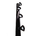 Deko-Light LED display luminaire KARVA IV, 24V DC, 4.8W, 6000K, black