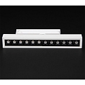 Deko-Light 3-phase spot ALNITAK rotatable, voltage constant, tiltable, with lens optics IP20, clear, transparent, white 