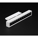 3-phase spot ALNITAK rotatable, voltage constant, tiltable, with lens optics IP20, clear, transparent, white 