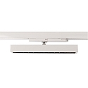 3-phase spot ALNITAK rotatable, voltage constant, tiltable, with lens optics IP20, clear, transparent, white 