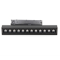 Deko-Light 3-phase spot ALNITAK rotatable, voltage constant, tiltable, with lens optics IP20, clear, black, transparent 