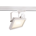 3-phase spot FLOOD SMD IP20, satined, traffic white