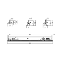 Deko-Light 3-phase luminaire LINEAR PRO TILT IP20, traffic black 