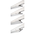 Deko-Light 3-phase luminaire LINEAR PRO TILT IP20, traffic white 