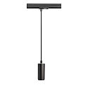 1-phase pendant luminaire LUCEA IP20, deep black dimmable