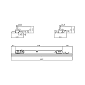 Deko-Light 3-phase luminaire LINEAR PRO FOLD rigid, switchable, multipower IP20, black 