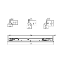 Deko-Light 3-phase luminaire LINEAR PRO TILT swivelling, UGR < 19, switchable, multipower IP20, black 