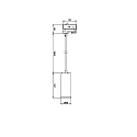 Deko-Light 3-phase pendant luminaire LUCEA DTW Dim-To-Warm IP20, white dimmable