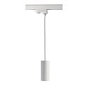 3-phase pendant luminaire CAN 150 down, cylindrical, short GU10 IP20, white