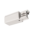 Accessories for 3-phase track system D LINE - electrical feed right, 220-240V AC / 50-60Hz, white