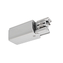 Accessories for 3-phase track system D LINE - electrical feed right, 220-240V AC / 50-60Hz, grey
