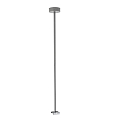Ceiling suspension for 3-phase luminaire D LINE, rigid, 635 mm, silver