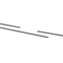 Deko-Light Extension for Ceiling suspension for 3-phase luminaire D LINE, rigid, 310 mm , silver