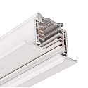Deko-Light 3-phase recessed track D LINE/DALI 100CM, white