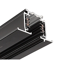 3-phase recessed track D LINE/DALI 100CM, black