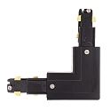 3-phase corner connector D LINE/DALI DALI controllable, codable, left-right, black