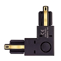 Deko-Light 1-phase L-connector D ONE left, black
