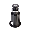  KapegoLED in-ground luminaire NC COB I round, 220-240V, 5W, black transparent