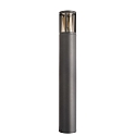 bollard lamp FACADO II 650MM TONED round E27 IP65, dark grey, mat dimmable