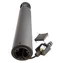 Deko-Light bollard lamp FACADO II 650MM TONED round E27 IP65, dark grey, mat dimmable