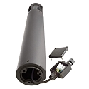 Deko-Light bollard lamp FACADO II 650MM TONED round E27 IP65, dark grey, mat dimmable