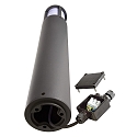 Deko-Light bollard lamp FACADO II 650MM OPAL round E27 IP65, dark grey, mat dimmable