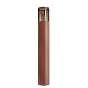 bollard lamp FACADO II 650MM TONED round E27 IP65, mat, rust dimmable