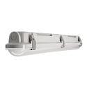 damp-proof luminaire TRI PROOF BASIC 61CM / 10W 840 ON-OFF impact resistant, switchable IP65, light grey 
