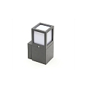  Kapego wall luminaire Facado A, voltage constant, 220-240V AC / 50-60Hz, E27, 20W, die-cast aluminum, anthracite