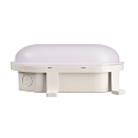 Deko-Light damp-proof luminaire SOTANO IP54 oval, CCT Switch, impact resistant, switchable, multipower IP54, white 