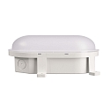 Deko-Light damp-proof luminaire SOTANO IP54 oval, CCT Switch, impact resistant, switchable, multipower IP54, white 