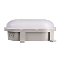 damp-proof luminaire SOTANO IP54 oval, CCT Switch, impact resistant, switchable, multipower IP54, grey 