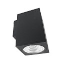 facade spotlight SHORELINE PRO SQUARE 140 DOWN 1 flame, square, CCT Switch IP65, dark grey dimmable