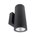facade spotlight SHORELINE PRO ROUND 100 UP&DOWN 2 flames, round, CCT Switch IP65, dark grey dimmable