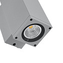 Deko-Light facade spotlight SHORELINE PRO LED SQUARE 70 UP&DOWN 2 flames, square, CCT Switch IP65, light grey dimmable