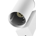 Deko-Light facade spotlight SHORELINE PRO GU10 ROUND 1 flame, cylindrical, with lamp socket GU10 IP65, white
